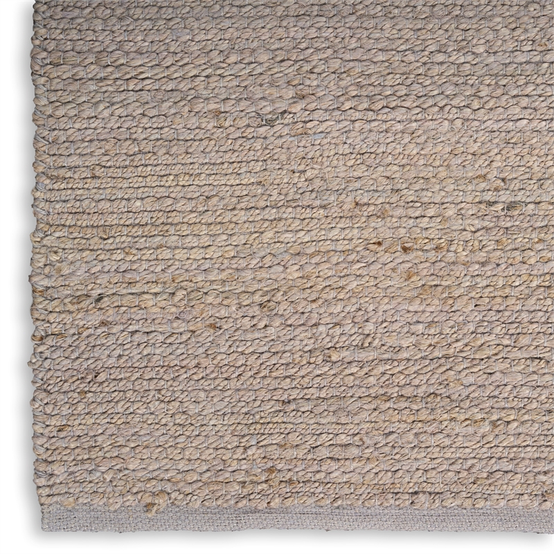 Nourison Home Natural Jute 8' x 10' Grey Area Rug