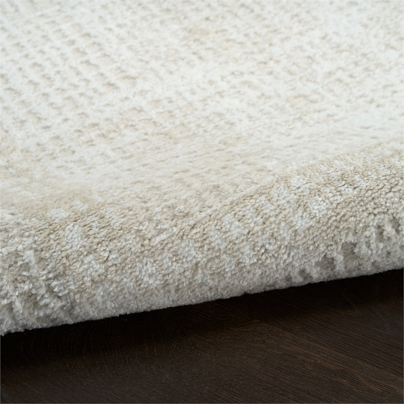 Nourison Home Dekor 5' x 7' Polyester Beige Area Rug