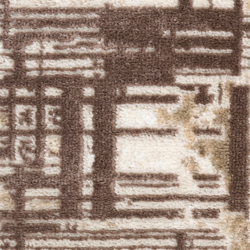 Nourison Home Dekor 5' x 7' Polyester Brown Area Rug