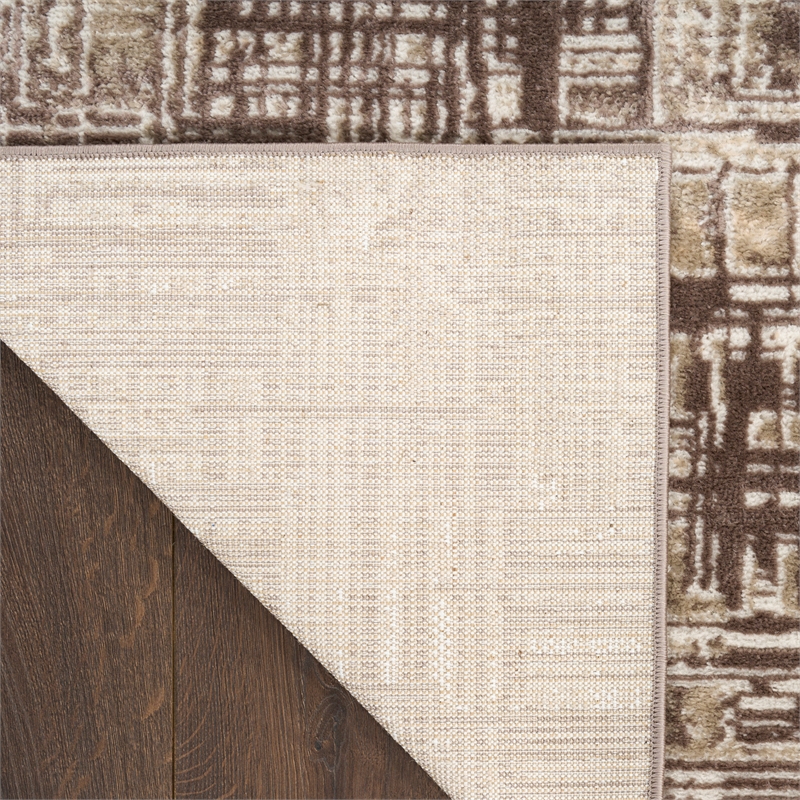 Nourison Home Dekor 5' x 7' Polyester Brown Area Rug