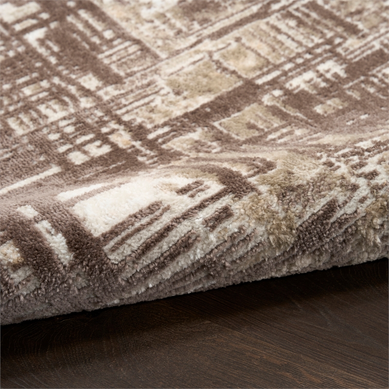 Nourison Home Dekor 5' x 7' Polyester Brown Area Rug