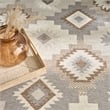 Nourison Home Copenhagen 5' x 7' Flatwoven Wool Ivory Beige Area Rug