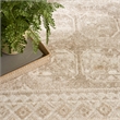 Nourison Home Dekor 5' x 7' Polyester Cream Beige Area Rug