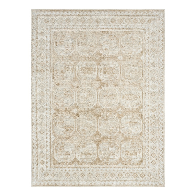 Nourison Home Dekor 5' x 7' Polyester Cream Beige Area Rug