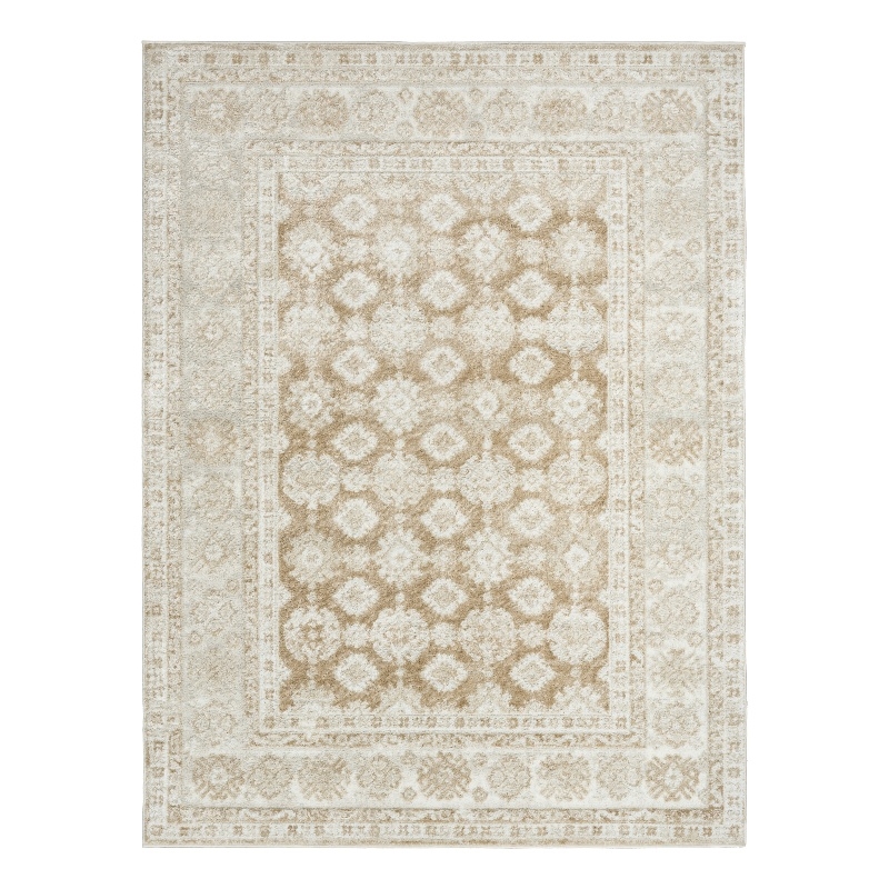 Nourison Home Dekor 5' x 7' Polyester Cream Beige Area Rug