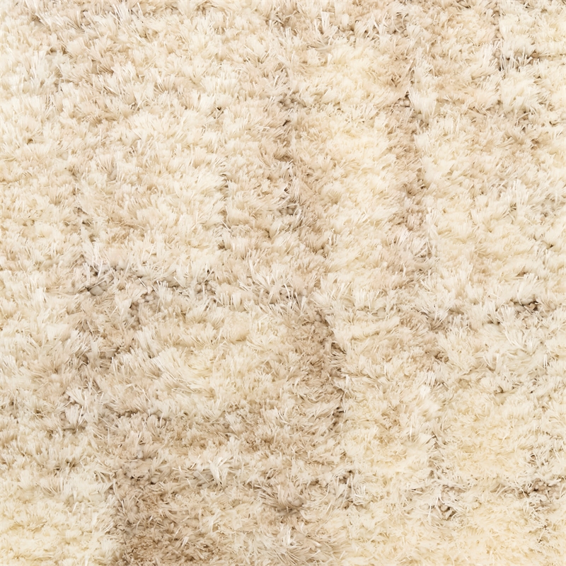 Nourison Home Luxurious Shag 8' x 10' Polyester Ivory Beige Area Rug