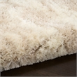 Nourison Home Luxurious Shag 8' x 10' Polyester Ivory Beige Area Rug