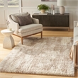 Nourison Home Luxurious Shag 8' x 10' Polyester Ivory Beige Area Rug