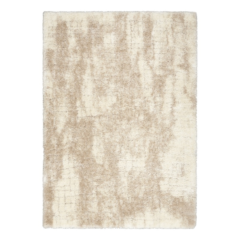 Nourison Home Luxurious Shag 8' x 10' Polyester Ivory Beige Area Rug