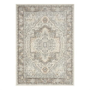 Nourison Home Concerto 5' x 7' Fabric Ivory Grey Taupe Area Rug