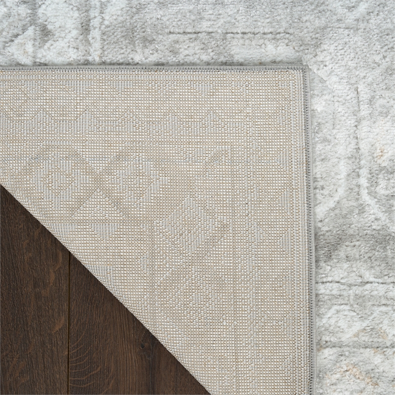 Nourison Home Dekor 5' x 7' Polyester Grey Area Rug