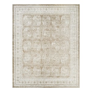 Nourison Home Dekor 8' x 10' Polyester Cream Beige Area Rug