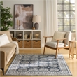 Nourison Home Dekor 5' x 7' Polyester Grey Navy Area Rug