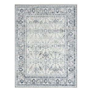 Nourison Home Dekor 5' x 7' Polyester Grey Navy Area Rug