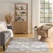 Nourison Home Dekor 5' x 7' Polyester Grey Area Rug