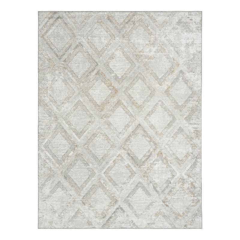 Nourison Home Dekor 5' x 7' Polyester Grey Area Rug