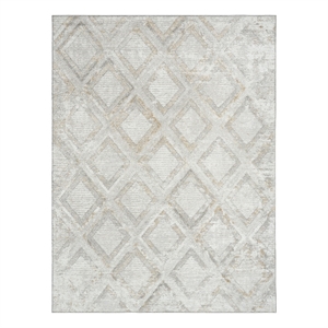 Nourison Home Dekor 5' x 7' Polyester Grey Area Rug