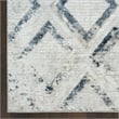 Nourison Home Dekor 5' x 7' Polyester Grey Navy Area Rug
