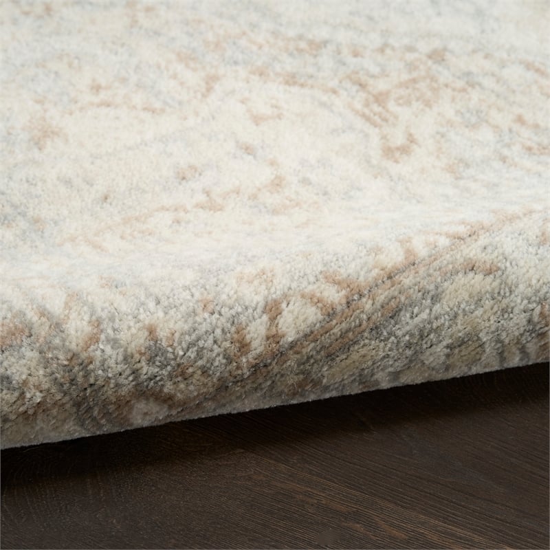 Nourison Home Concerto 8' Runner Fabric Beige Area Rug