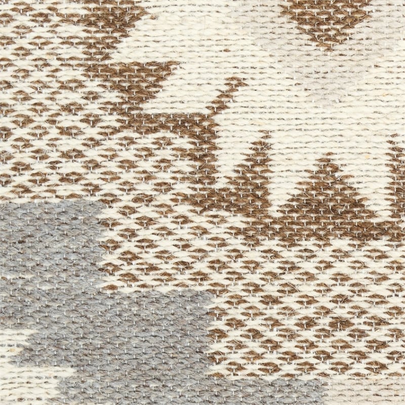 Nourison Home Copenhagen 8' x 10' Flatwoven Wool Ivory Beige Area Rug