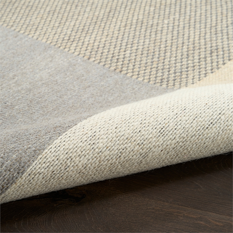 Nourison Home Copenhagen 8' x 10' Flatwoven Wool Ivory Multicolor Area Rug