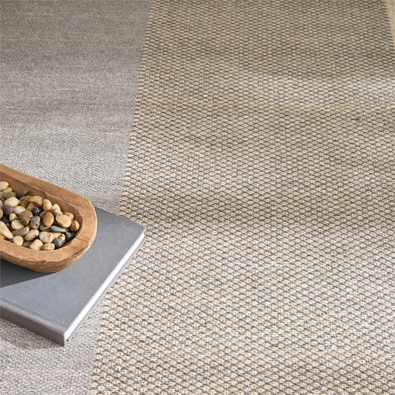 Nourison Home Copenhagen 8' x 10' Flatwoven Wool Ivory Multicolor Area Rug