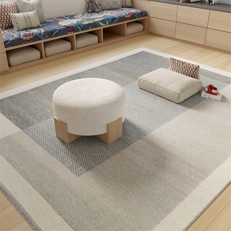 Nourison Home Copenhagen 8' x 10' Flatwoven Wool Ivory Blue Area Rug
