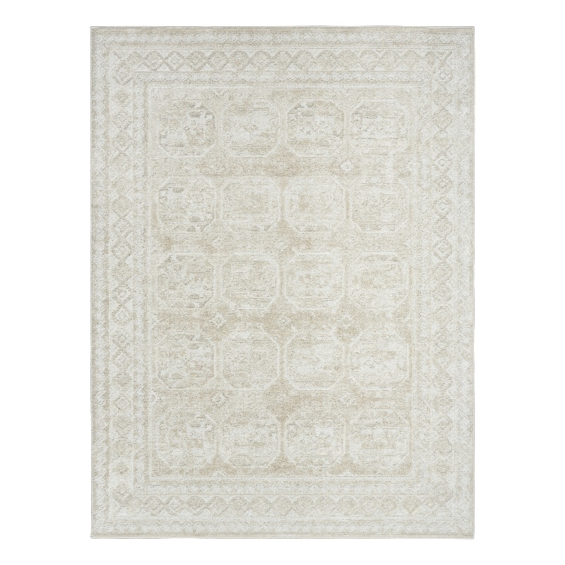 Nourison Home Dekor 5' x 7' Polyester Ivory Beige Area Rug