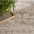 Nourison Home Dekor 5' x 7' Polyester Ivory Taupe Area Rug