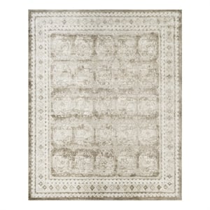 Nourison Home Dekor 8' x 10' Polyester Ivory Taupe Area Rug