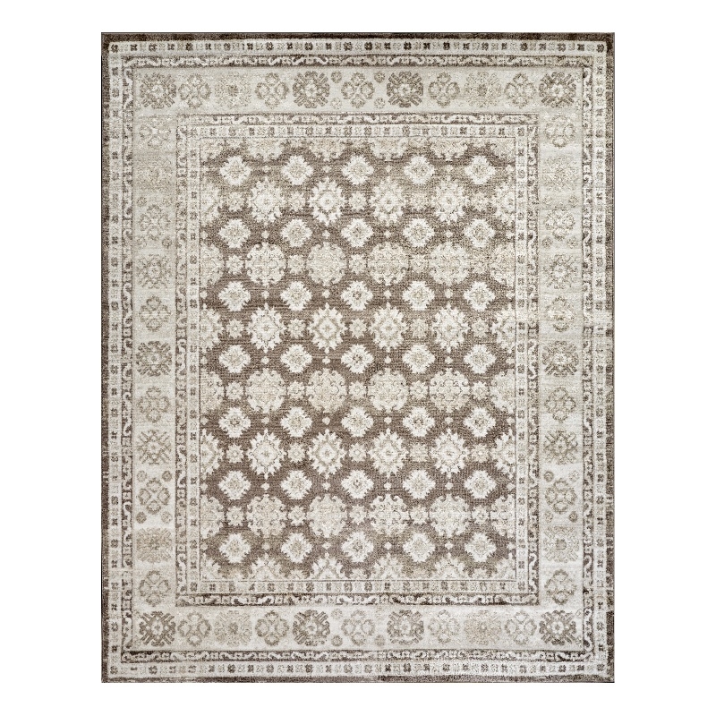 Nourison Home Dekor 8' x 10' Polyester Ivory Brown Area Rug