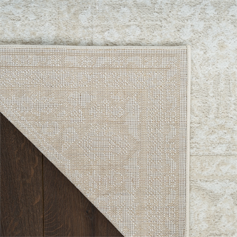 Nourison Home Dekor 5' x 7' Polyester Ivory Beige Area Rug