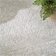 Nourison Home Dekor 5' x 7' Polyester Ivory Beige Area Rug