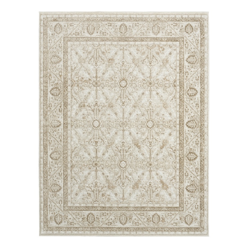 Nourison Home Dekor 5' x 7' Polyester Ivory Taupe Area Rug