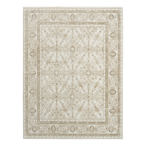 Nourison Home Dekor 5' x 7' Polyester Ivory Taupe Area Rug