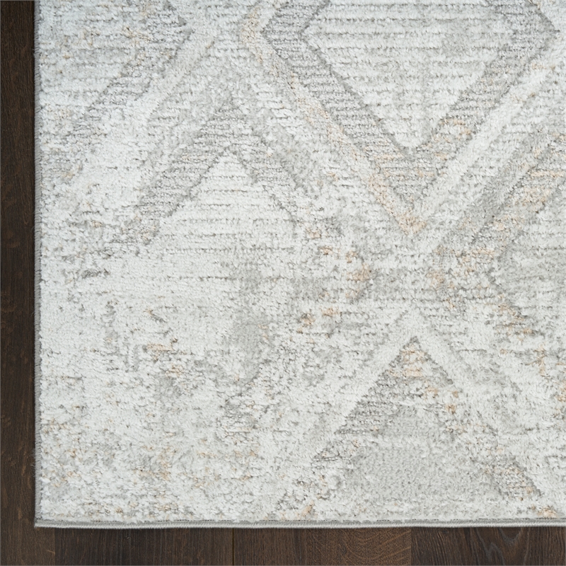 Nourison Home Dekor 8' x 10' Polyester Grey Area Rug