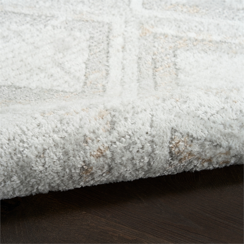 Nourison Home Dekor 8' x 10' Polyester Grey Area Rug
