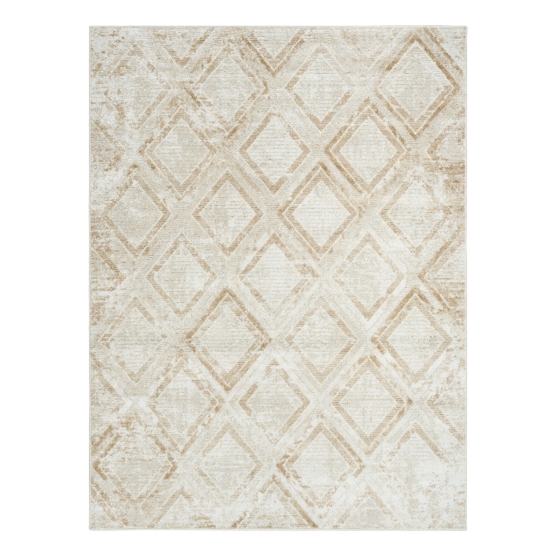 Nourison Home Dekor 5' x 7' Polyester Ivory Beige Area Rug