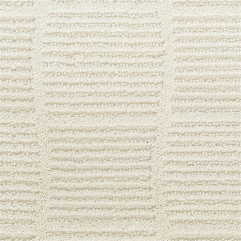 Nourison Home Renewed 7' x 9' Polyester Ivory Area Rug