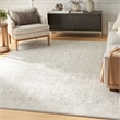 Nourison Home Renewed 6' x 9' Polyester Silver Ivory Area Rug