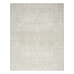Nourison Home Renewed 6' x 9' Polyester Silver Ivory Area Rug