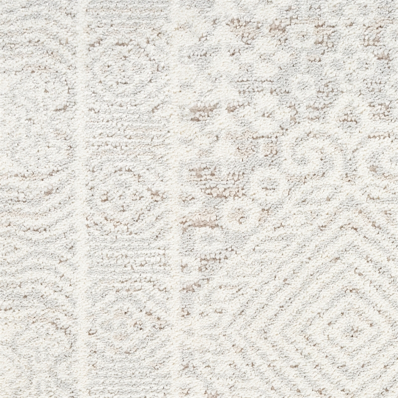 Nourison Home Renewed 8' x 10' Polyester Silver Ivory Area Rug