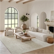 Nourison Home Renewed 8' x 10' Polyester Silver Ivory Area Rug