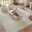 Nourison Home Renewed 8' x 10' Polyester Silver Ivory Area Rug