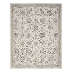 Nourison Home Renewed 6' x 9' Polyester Ivory Multicolor Area Rug