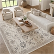 Nourison Home Renewed 8' x 10' Polyester Ivory Multicolor Area Rug
