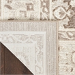 Nourison Home Renewed 6' x 9' Polyester Ivory Mocha Area Rug