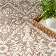 Nourison Home Renewed 6' x 9' Polyester Ivory Mocha Area Rug