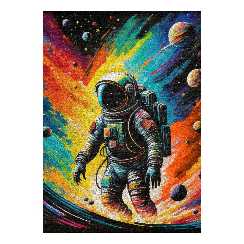 Nourison Home Imagination 7' x 9' Polyester Multicolor Area Rug