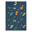Nourison Home Imagination 7' x 9' Polyester Navy Multicolor Area Rug
